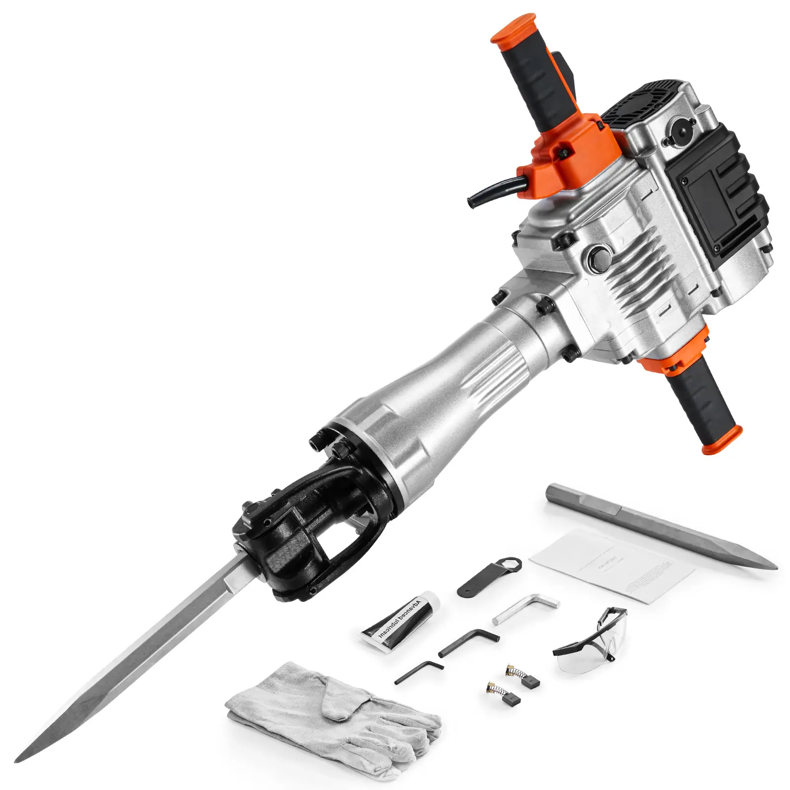 Demolition Jack Hammer, Bpm Jack Hammer Concrete Breaker, 2100W Power, Versatile Applications, For Concrete, Stone, Brick, Asphalt