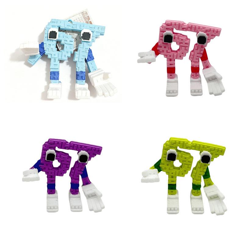 2pcs New 3D Printed 67 Brainrot Figure Miniature Car Desktop Home Decor Accessories Kids Toys Great Gift Living Room Decoration