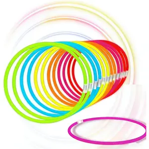 Glow Sticks Bulk 100ct 22'' Glow Necklaces with Connectors, Neon Light Sticks for Party Festivals Raves Concert Birthday Wedding, Multicolorfidget toys