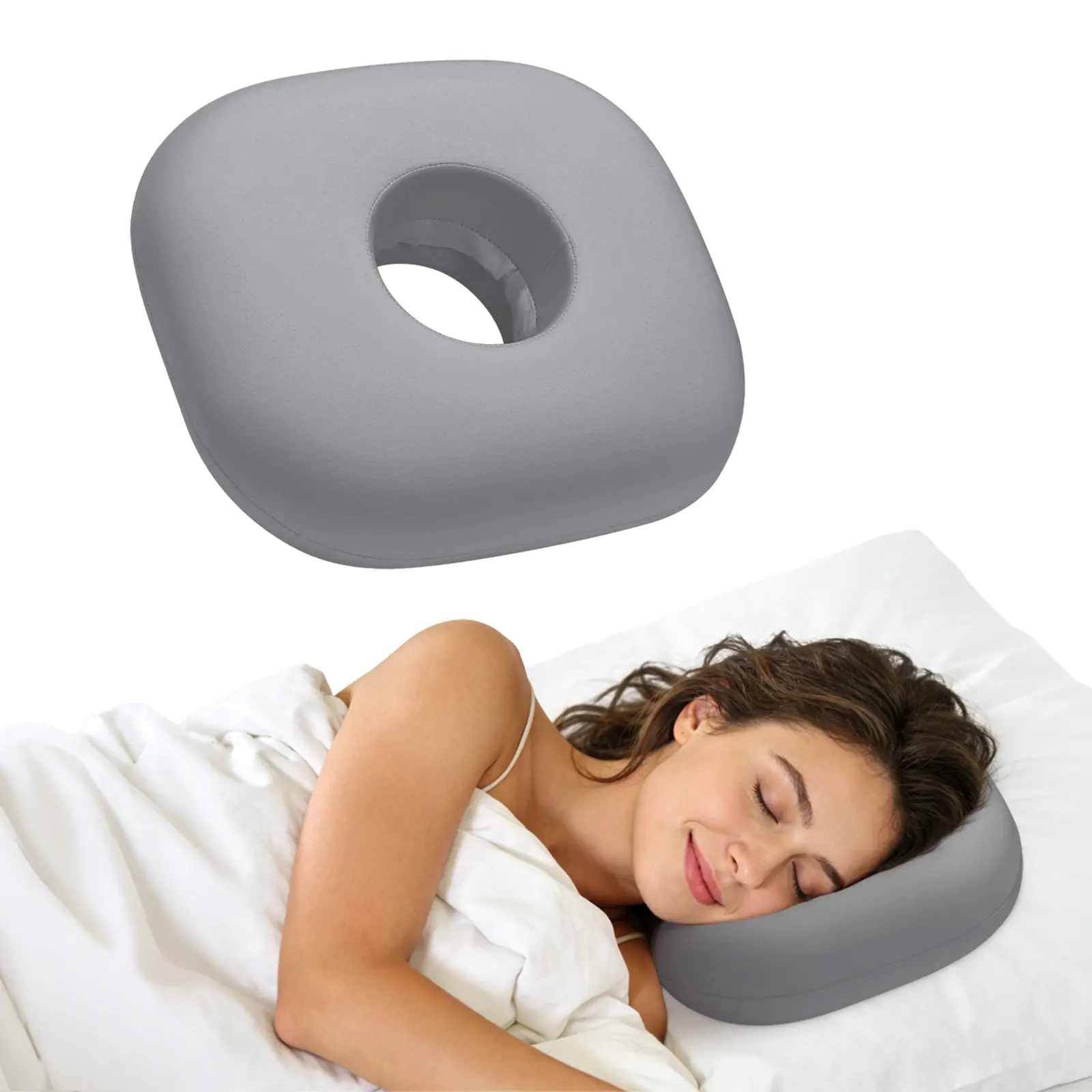 Ear Pillow Office Nap Pillow Travel Pillow Outdoor Portable Small Pillow, Comfortable Ear Cushion for Work and Leisure, Lightweight Design