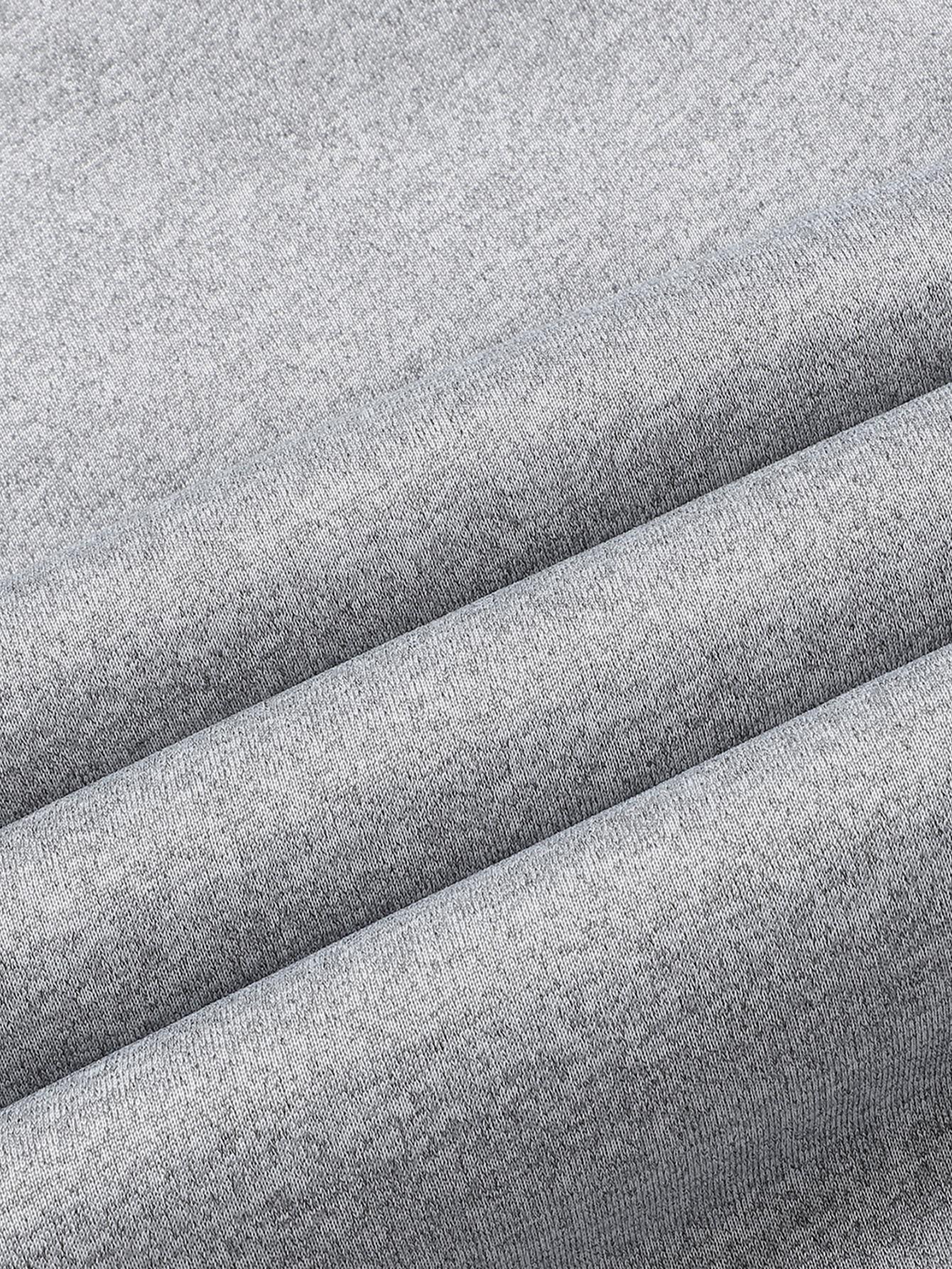 Two Jogger Pants with Elastic Waistband and Drawstring, Side Zipper, Fleece Lining, Urban Commuter Office Worker Outfit, Flowy Relaxed Fit with Ankle Cuffs, Fleece Lined Training Gymwear