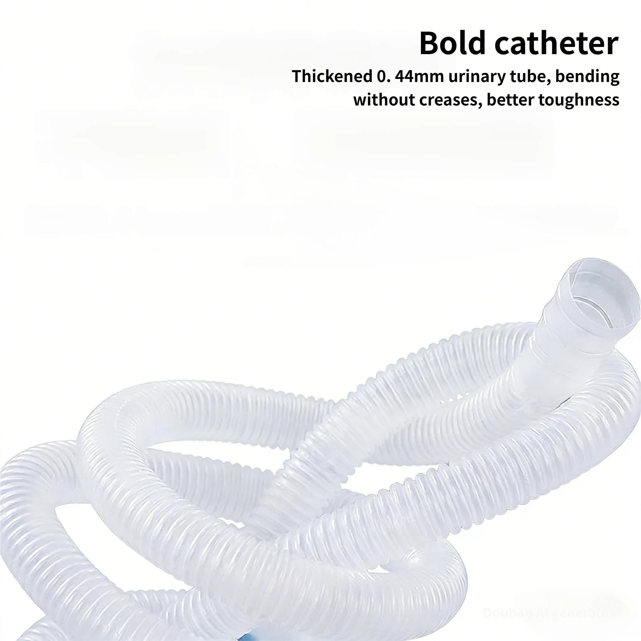 2000ML portable urinal with 62.99in extendable catheter, thick and odor resistant large capacity urinal, easy to wake up at night, suitable for the care of the elderly and children