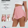Summer Women's High-Waisted Casual Athletic Shorts, Comfortable Stretch Running Gym Shorts, Stretchy Sports Shorts