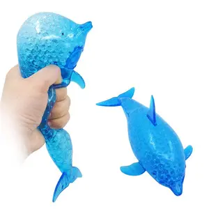 Squishy Shark Stress Balls Dolphin Squeeze Ball Stretchy Stress Squish Ball Sea Animal Squeeze Squishy Toys for Kids Adults