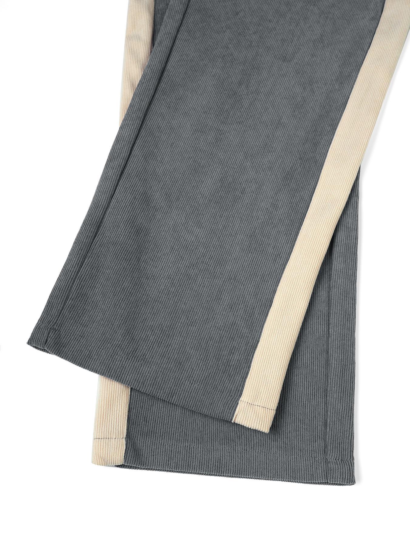 Men's Corduroy Pants, Loose Casual Comfy Elastic Trousers for Daily Wear, Men's Bottoms for All Seasons