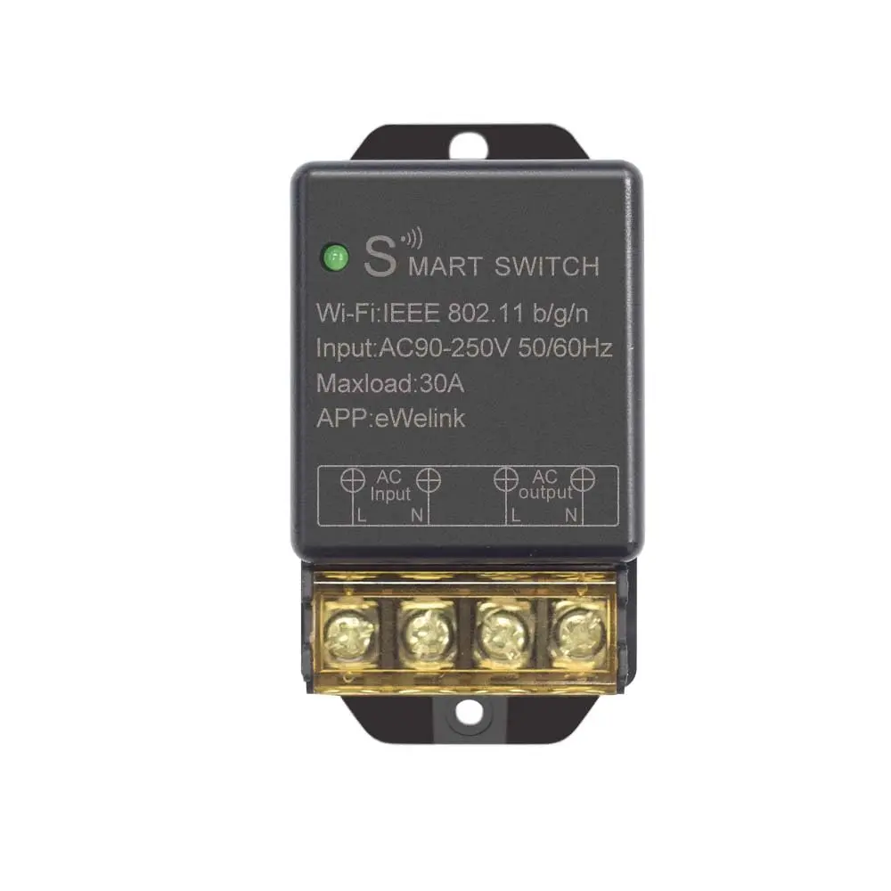 Ewelink 30A Hight Power WiFi   110V/120V/240V, APP Remote with Timer,  DIY Mode for  Automation, Compatible with Alexa &