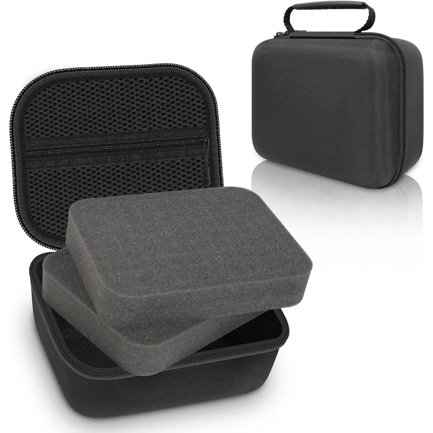 Hard Storage Case 7.1×5.5×3'' with DIY Custom  for Electronics Devices | Shockproof &  EVA Shell, Cuttable DIY , Compact Portable, for Cameras, Drones & Mini Instruments
