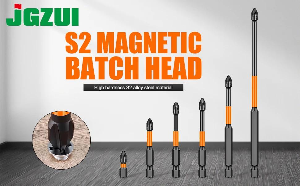 Size:65mm 5pcs,10pcs,20pcs PH2 Strong Magnetic Cross Torque Head Screwdriver S2 Steel Electric Head High Hardness Magnetic Anti-slip Electric Drill Bit