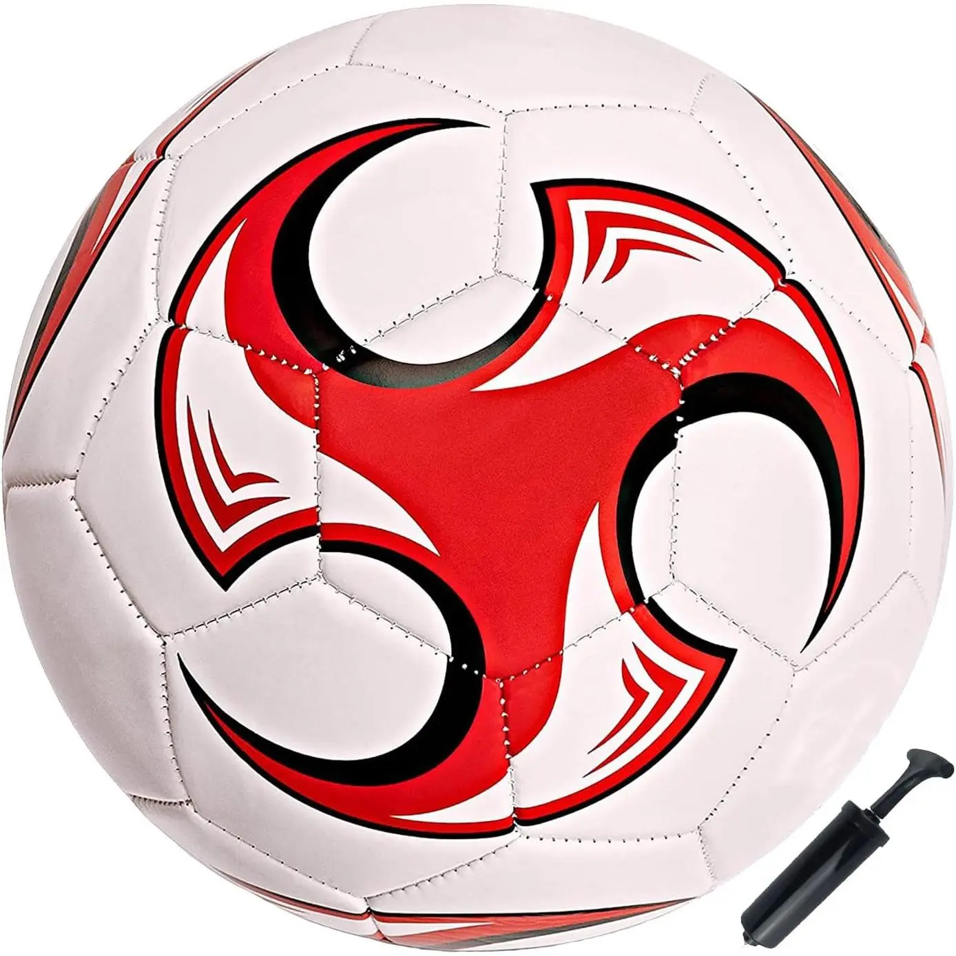 Soccer Ball Size 3,4,5 with Pump  Anti-Explosion Design Indoor Outdoor Suitable for  School  Practice or Boys Girls