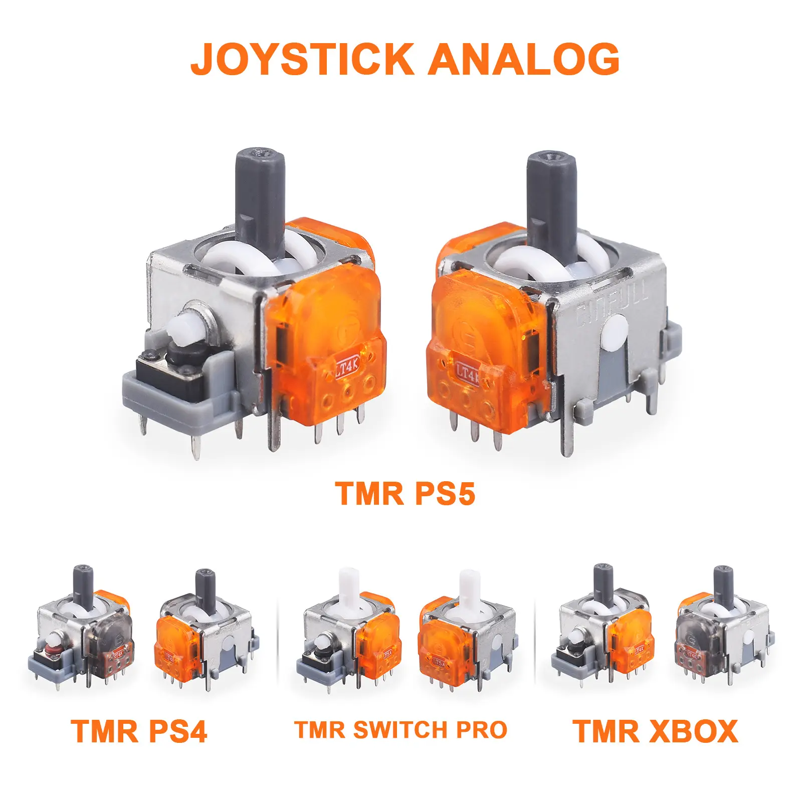 Ps5 Tunnel Magneto Resistive Tmr Joystick Xbox Ps4 Switch Pro Carbon Film Joystick Low Power Consumption Gaming Controller Accessories Console Joystick, Game Console Accessories