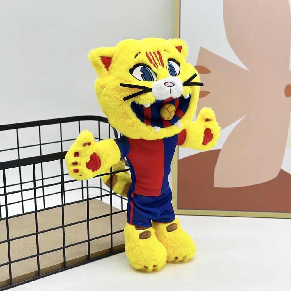 New 31CM Football Mascot Cat Plush Toy Football Plush Cat Mascot Football Cat Plush Toy The Bunny Doll Stuffed Animal Soft Toy