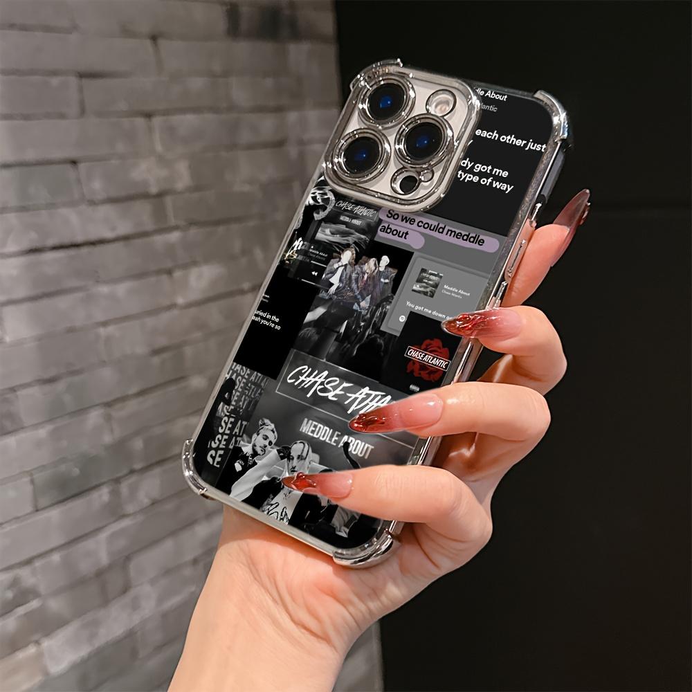 For iphone.Chase Atlantic Album Phone Case Compatible with for iphone 17, 16E, 16, 15, 14, 13, 12, 11 Mini, Pro, Max, Air, X, XR, XSMAX, 8, 7 Plus, Shockproof Transparent Soft Back Cover.