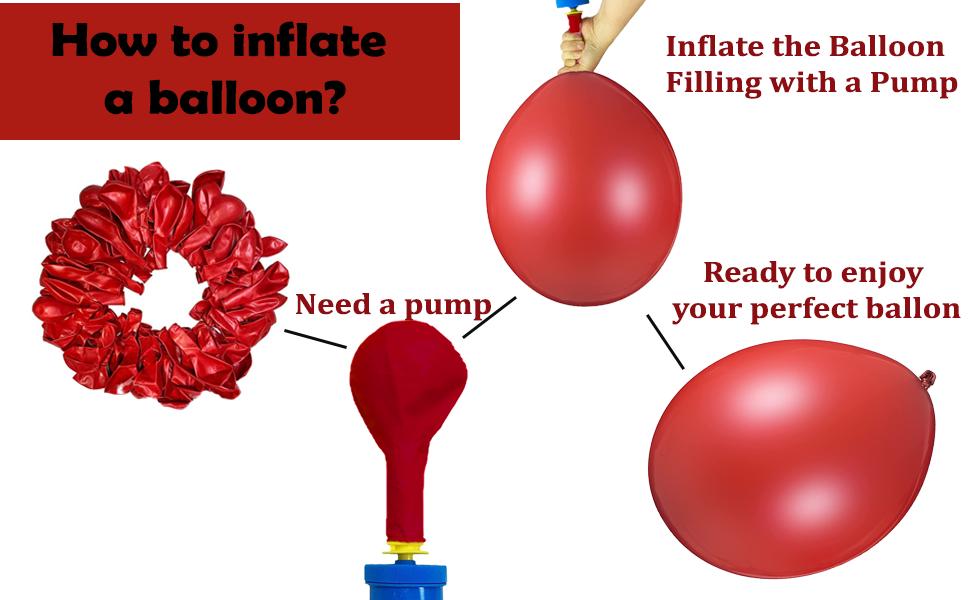 Balloon Garland Kit 115 Pcs Balloon Arch Garland Red Latex Balloons, Metallic Gold Balloons 16 Ft Arch Strip for Anniversary Day Decor Wedding Birthday Decorations Engagement Party Decor