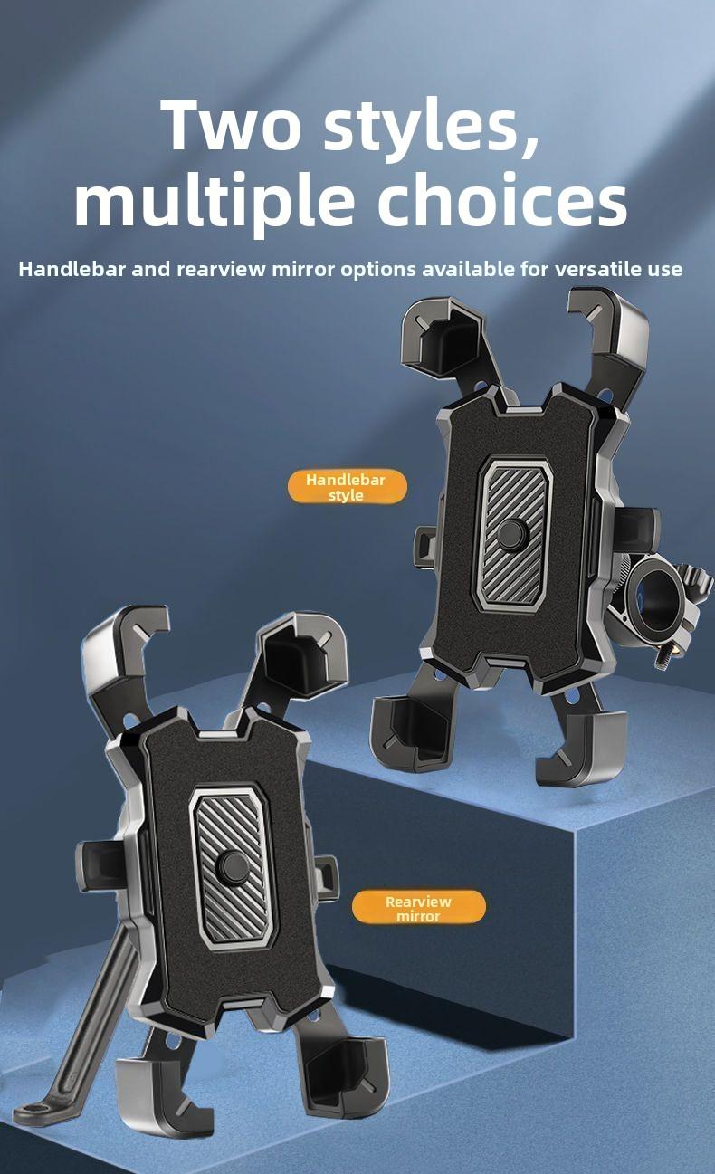 Riding Shockproof and Anti-shake Bicycle Motorcycle Mobile Phone Support Mountain Bike Mobile Phone Holder Rearview Mirror Mobile Phone Holder