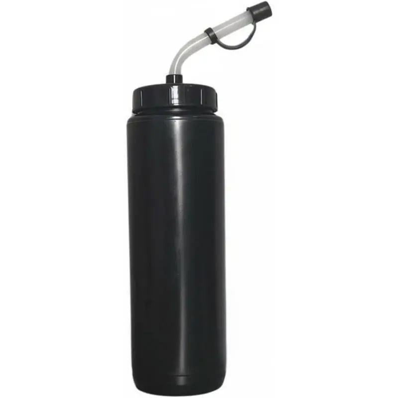Training Bottle Sports Press Water Bottle Flexible PE Material Shielded Resistant Nozzle Suitable for Boxing, Black
