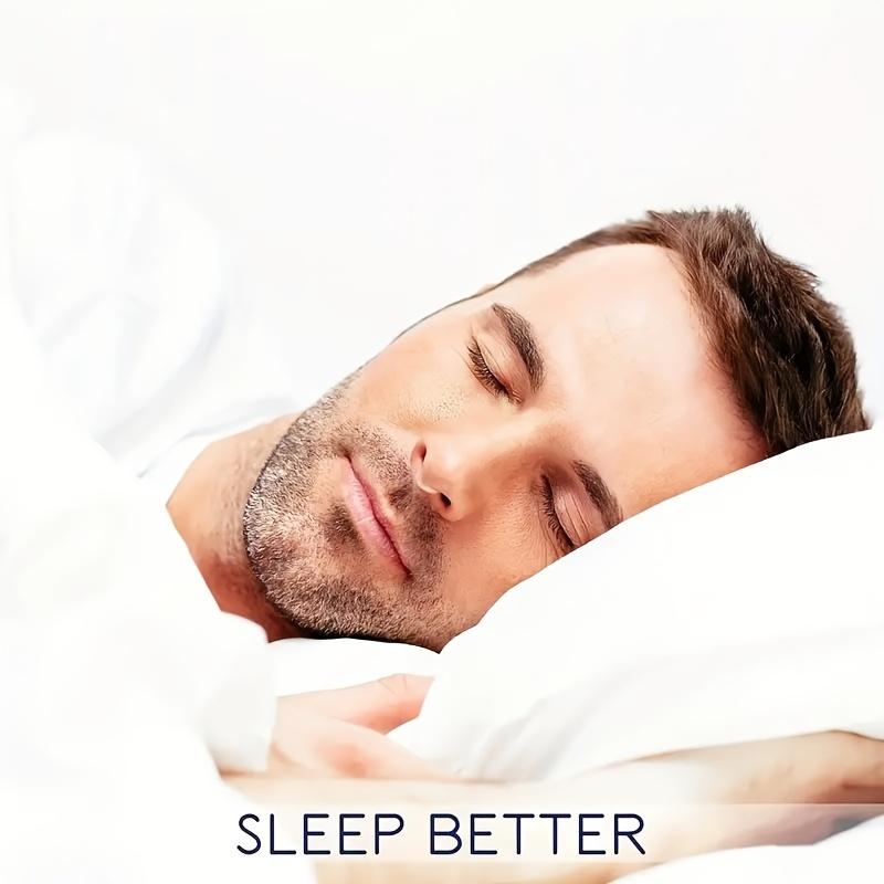 Silicone Anti-Snoring Nasal Strips, 6 Pieces Set, Comfortable Professional Handy Night Snore Reduction Device, Fits Head Size 22.05-23.62 Inches, Men Gift