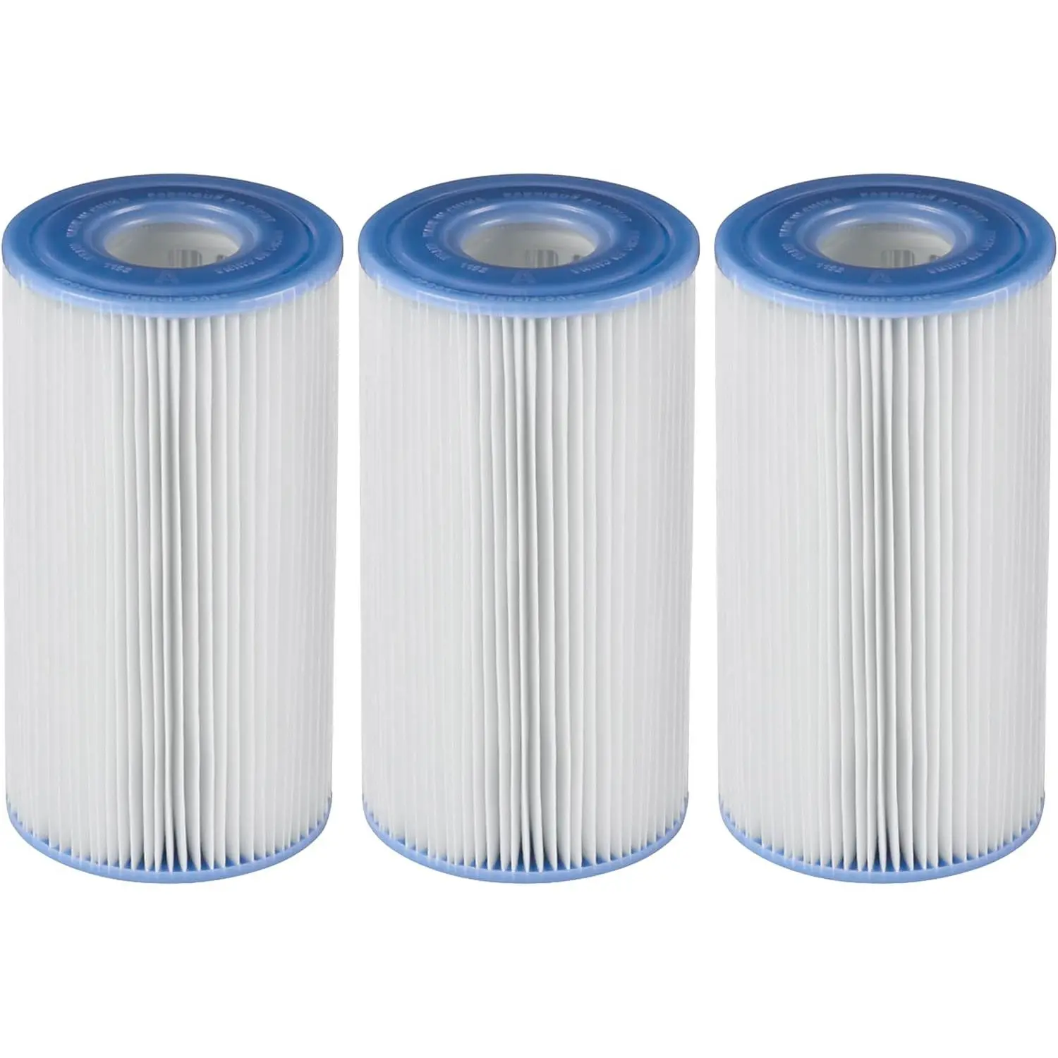 INTEX Type A Pool Filter  for Above Ground Swimming Pools, 3-Pack | 29000E - Compatible with 1,500 / 1,000 / 530 GPH Krystal Clear  Filter Pumps