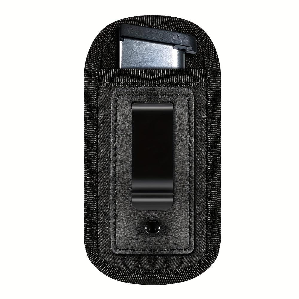 Concealed Carry Single/Double Magazine Pouch Gun IWB Belt Clip Holster