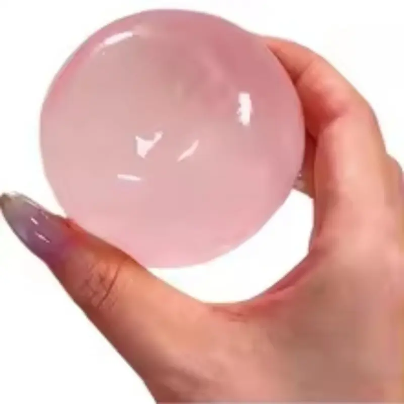 Squishy Plasticity Mochi Squeeze Toys Sensory Fidget Toys Transparent Coconut Oil  Squeeze Toy Stress Relief Sensory Toys Adults Squeeze Stress Balls Stress Ball Fidgets