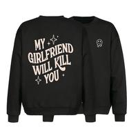 my gf Black sweatshirt