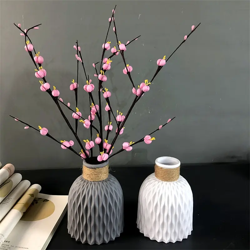 Plastic flowerpot products, pineapple pattern flower arrangement artifact, flowerpot simulation home decoration