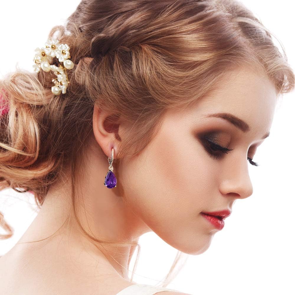 12 Pairs Teardrop Druse Crystal Drop Dangle Earrings for Women Cubic Zirconia Huggie Hoop Earring Jewelry Set Christmas Gifts 12 Pairs Teardrop Druse Crystal Drop Dangle Earrings for Women Cubic Zirconia Huggie Hoop Earring Jewelry Set Christmas Gifts