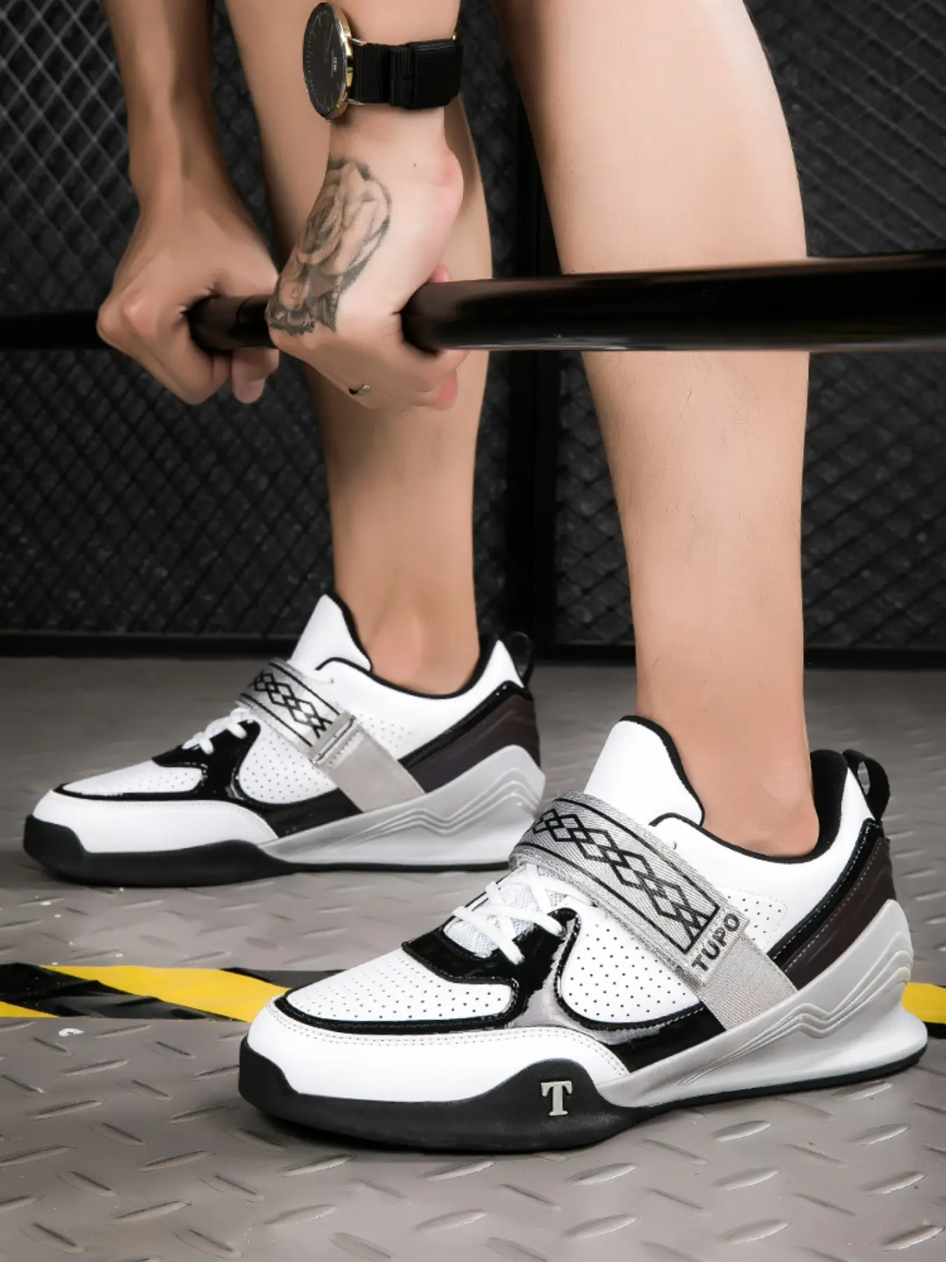 Unisex Professional Squat Shoes for Indoor Use, Ideal for Squats, Deadlifts, Strength Training, Comfortable and Durable, Gym Workout Footwear