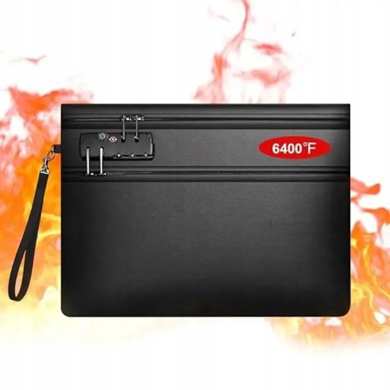 Fireproof Bag, Withstands 3500°c, Insulating, Explosion-Proof, Waterproof, Large Capacity, Easy to Carry, 12-Layer Structure