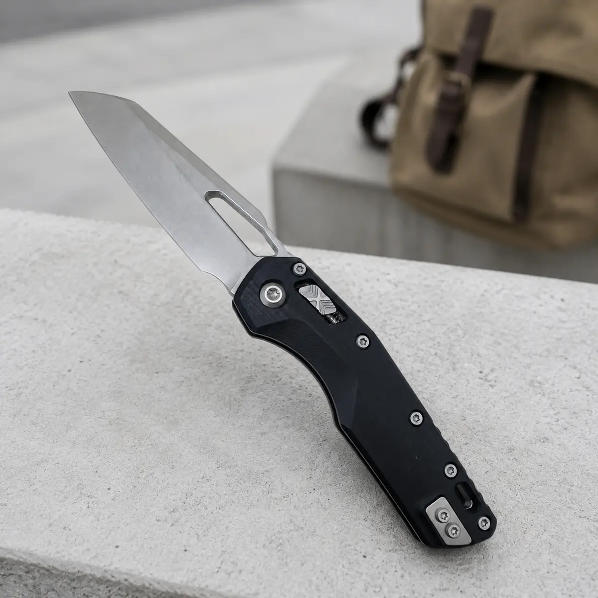 MSI Duty Knife – 3.6in M390MK Drop Point, G10 Handle, Reliable for Law Enforcement, Military, Camping, Hiking, Emergency Preparedness, and EDC