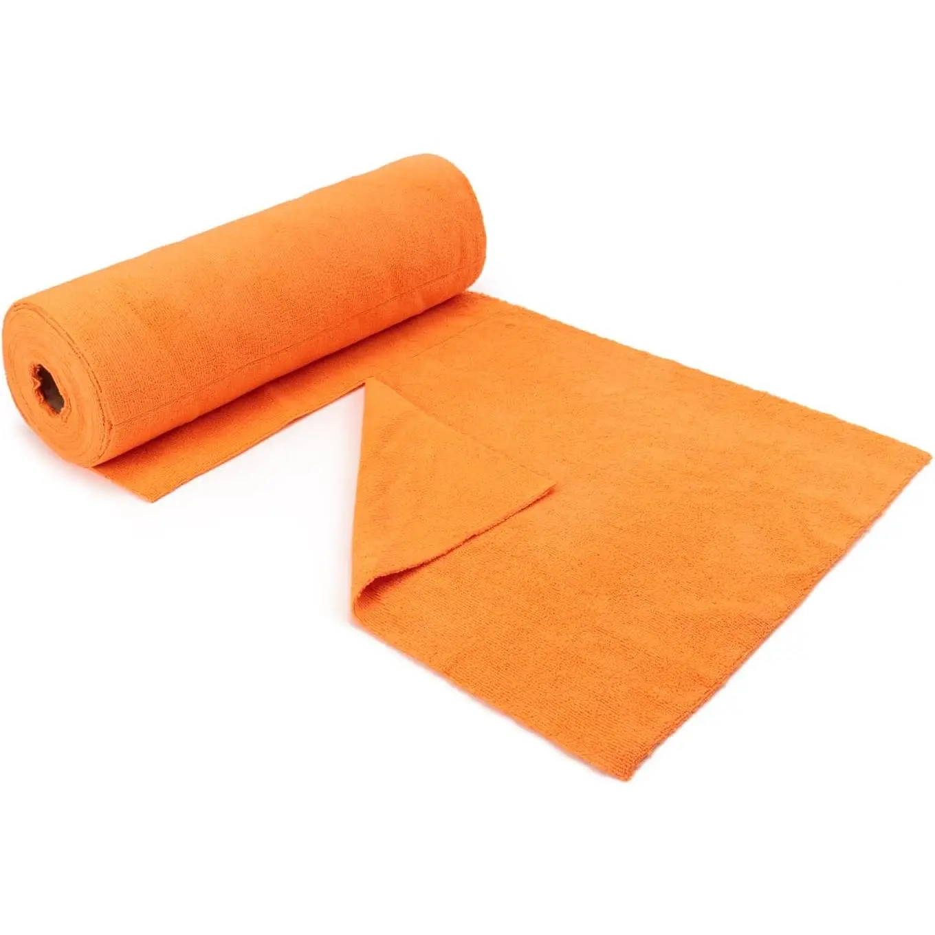 Mr. Everything Roll-o-Rags  Microfiber Towels  a Roll - 16 inch x 16 inch - 20/roll (Orange)