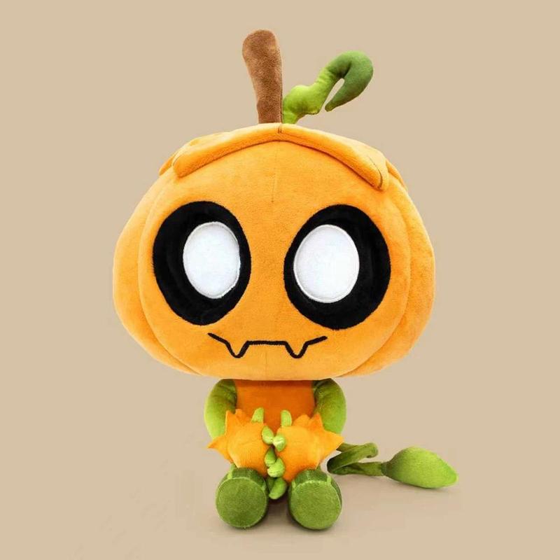 Cute Dandy’s World Gourdy Plush Toys XMAS Game Pumpkin Stuffed Doll Birthday Holiday Gifts Toys for Room Decoration