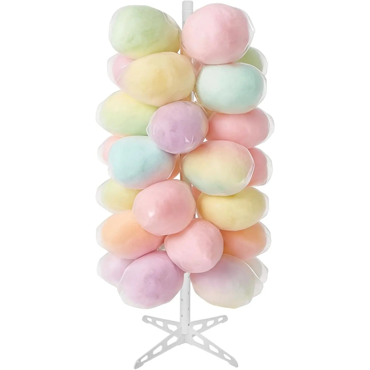 5.25 ft Tall  Candy Stand Plastic Cake Pop Display Holder with 48 Holes Adjustable  Candy Display Stand for Wedding Birthday  Shower Holiday Party Supplies