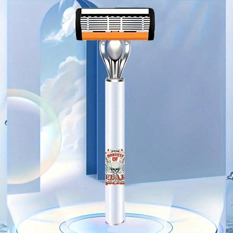 This classic men's razor features 72 ultra-sharp and durable blades, and its advanced design ensures a safe and smooth shaving experience.  It comes with two non-slip handles, making it an ideal gift for holidays and Valentine's Day.