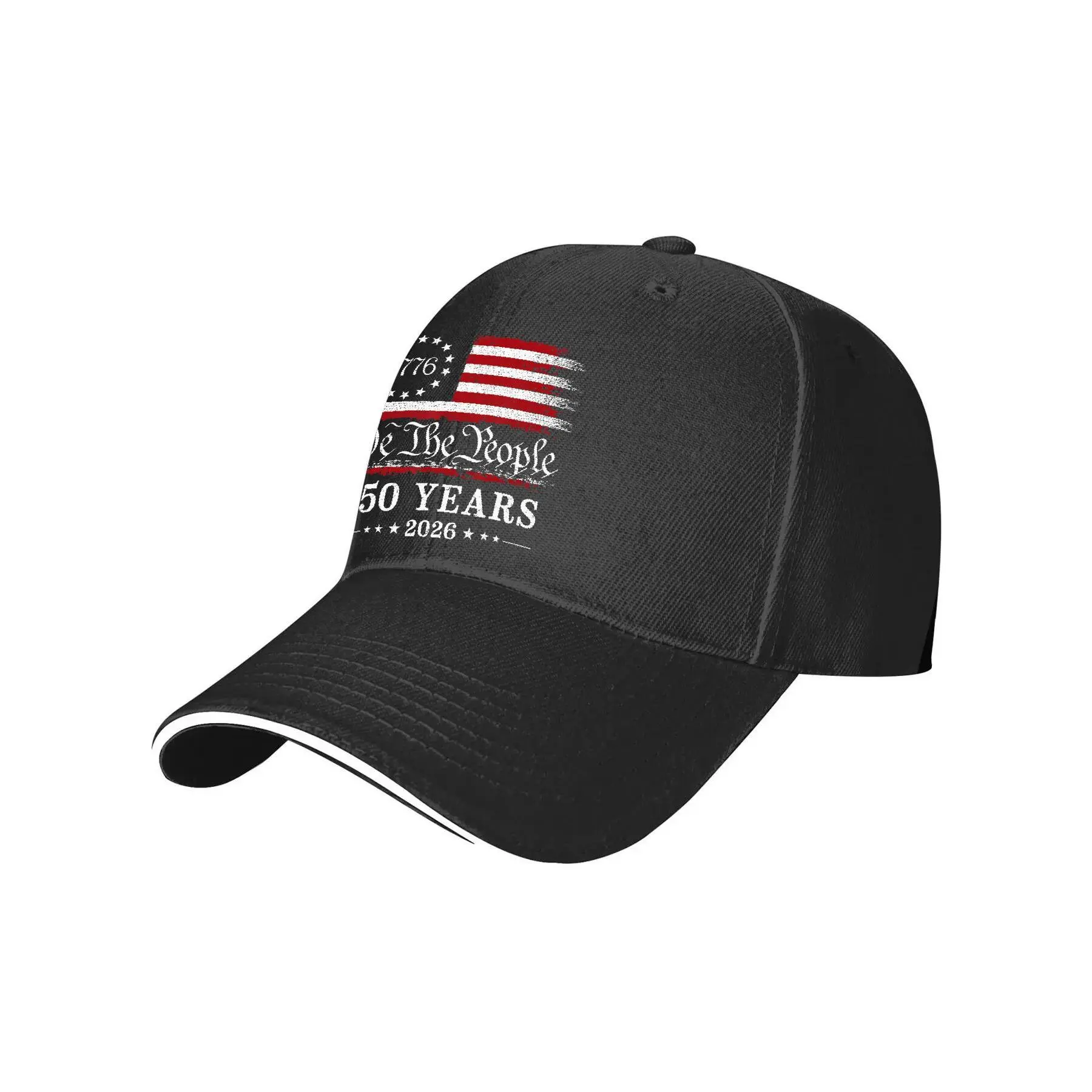 We The People 250 Years 1776 2026 American Flag Patriotic Funny Aesthetic Graphic Baseball Cap Hats Fashion Baseball Cap Funny Hats