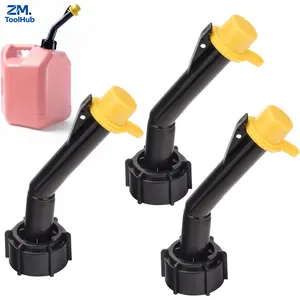 3 Pcs Fuel Gas Can Jug Spouts Nozzles Rings & Caps for Blitz 900302 900092 900094 Old Style, 5 gallon gas can spout, Use for Fuel, Diesel, Kerosene, Gas and Water