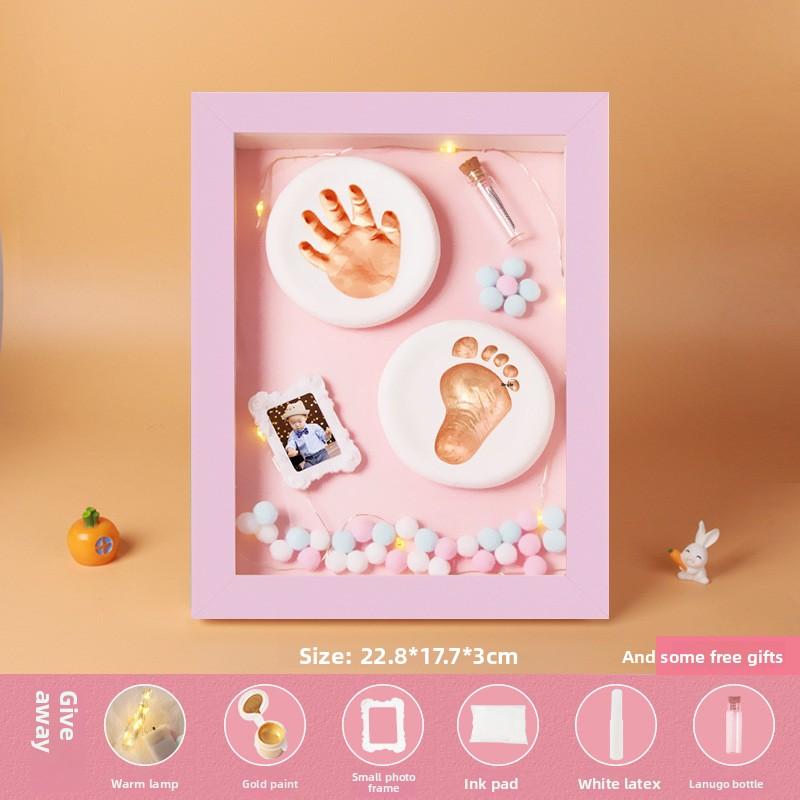 The Sweetest Newborn Gift Ever |   Baby Print Clay & Hair Memorial Frame