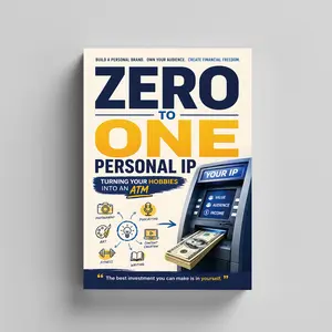 Zero to One Personal IP: A Practical Guide to Turning Hobbies into Income, Building Your Personal Brand, Growing an Audience, and Creating Online Value