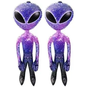 Galaxy Space Alien Inflate | 3 Feet | 2 Pc Set | UFO Blow Up Decoration Toyfidget toys