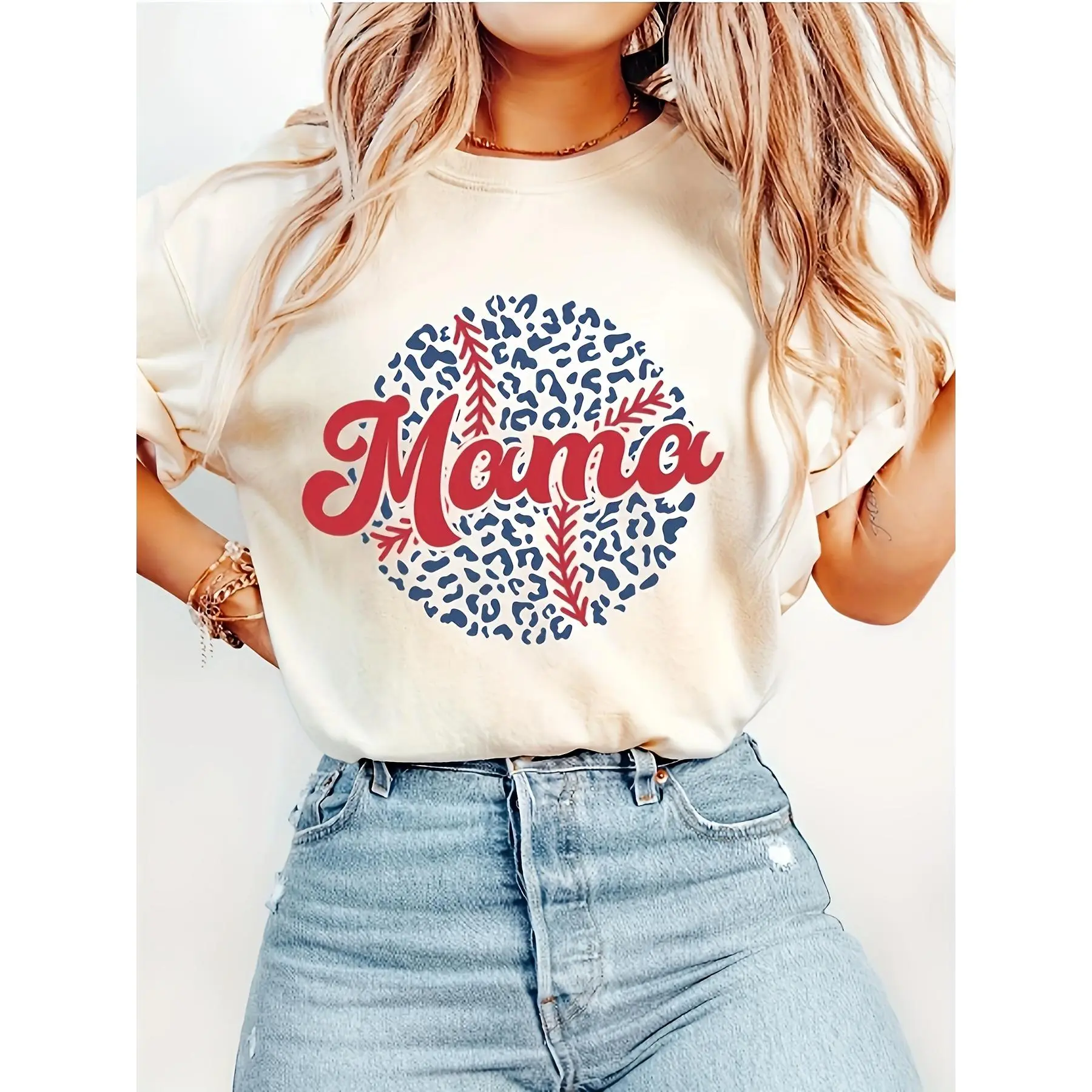 S Game Day Shirt - Baseball Mama Shirt - S Team Mom Family Shirt