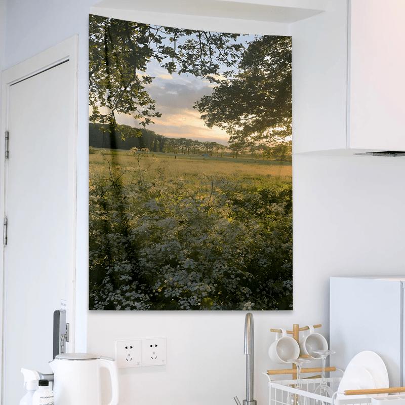 1pc Pastoral Country Prairie Tapestry - Solemn Natural Landscape Wall Hanging, Comfortable Farmhouse Decoration, Ideal for Bedrooms or Living Rooms, Perfect Gift