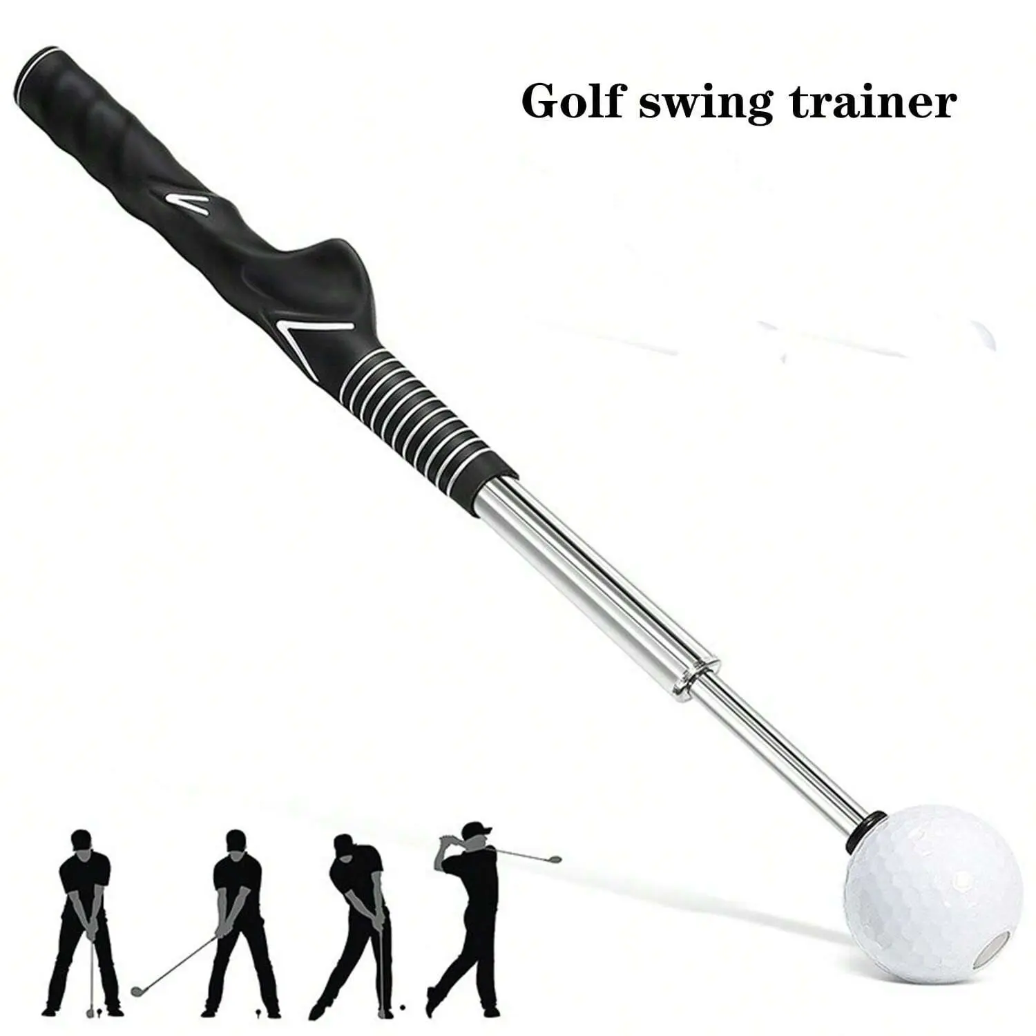 Golf Swing Practice Stick, Telescopic Golf Training Aid with Non-Slip Rubber Handle, Golf Training & Warm-Up Practice Stick, Golf Training Tool, Valentine's Day Gift, Golf Accessory, Golf Equipment
