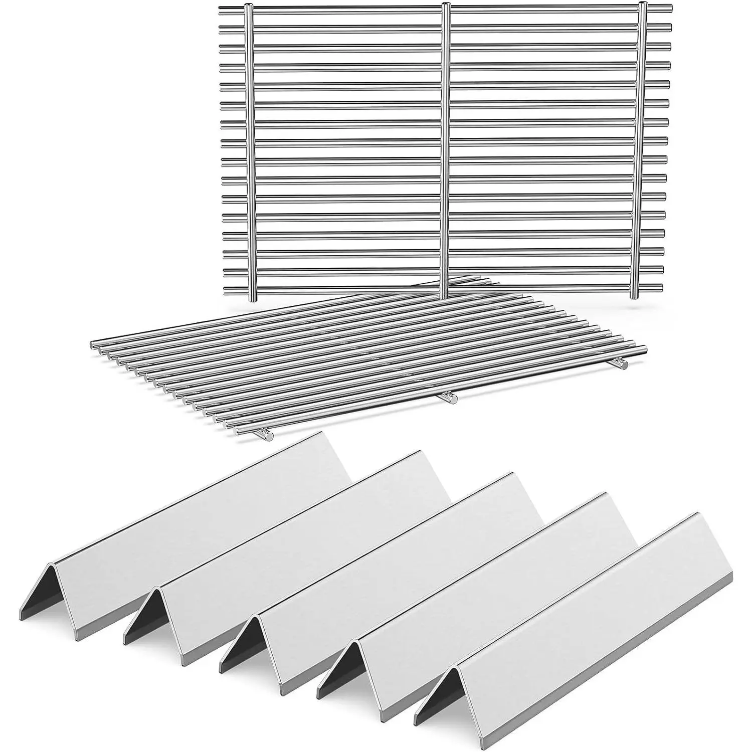 15.3" Flavorizer Bars and Grill Grates for Weber Spirit E-310, GS4 Spirit II 300 Series, Spirit 700, Genesis Silver/Gold B & C, Genesis Platinum B & C, Genesis 1000-3500