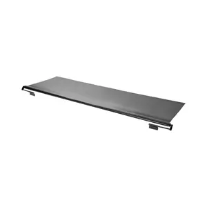 VEVOR Camper Awning Fabric Replacement, 7" to 12', Weatherproof Durable Slide Topper Awning with Bracket, Heavy Duty Slide Topper Awning with Stainless Steel Material, Fit for RV Motorhome(Black)