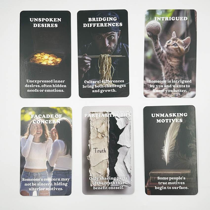 Spill Tea Oracle Card Game, 1 Box Card Game, Card Game for Adults, Funny Table Game for Family Gathering, Tarot Card Game