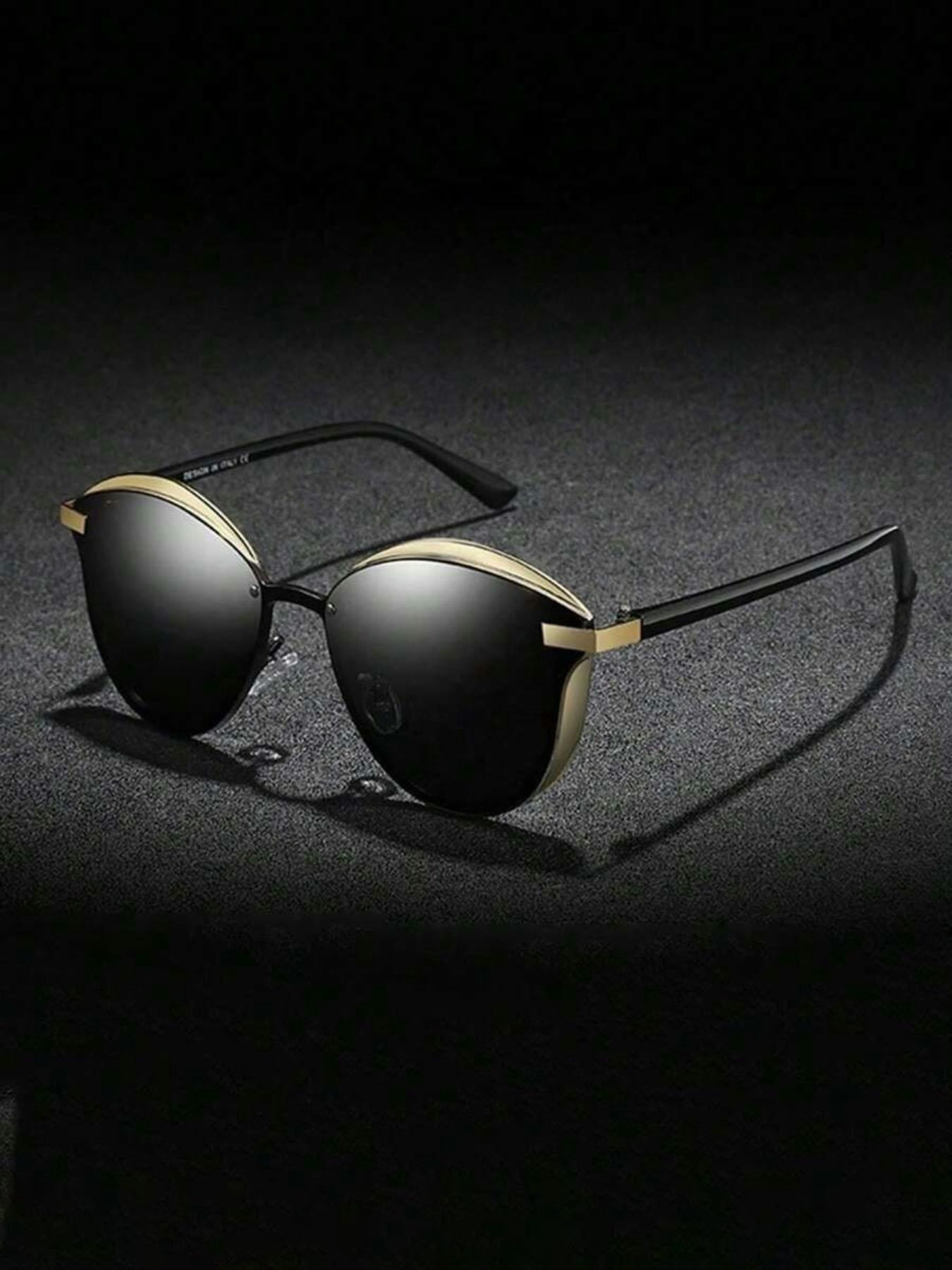 Unisex Vintage Polarized Sunglasses, Trendy Casual Full Rim Sunglasses for Everyday Use, Fashion Accessories for Outdoor Activities, Polarized Sports Glasses