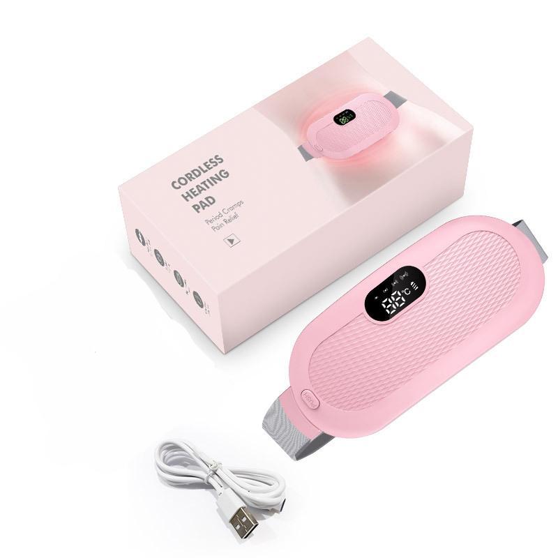 Electric Menstrual Belly Warming Belt, 1 Set Cordless Massage Belly Belt, Portable Hot Compress Massage Abdominal Waist Belt for Women, Women's Day Gift, Heating Pad, Massage Machine, Massagers