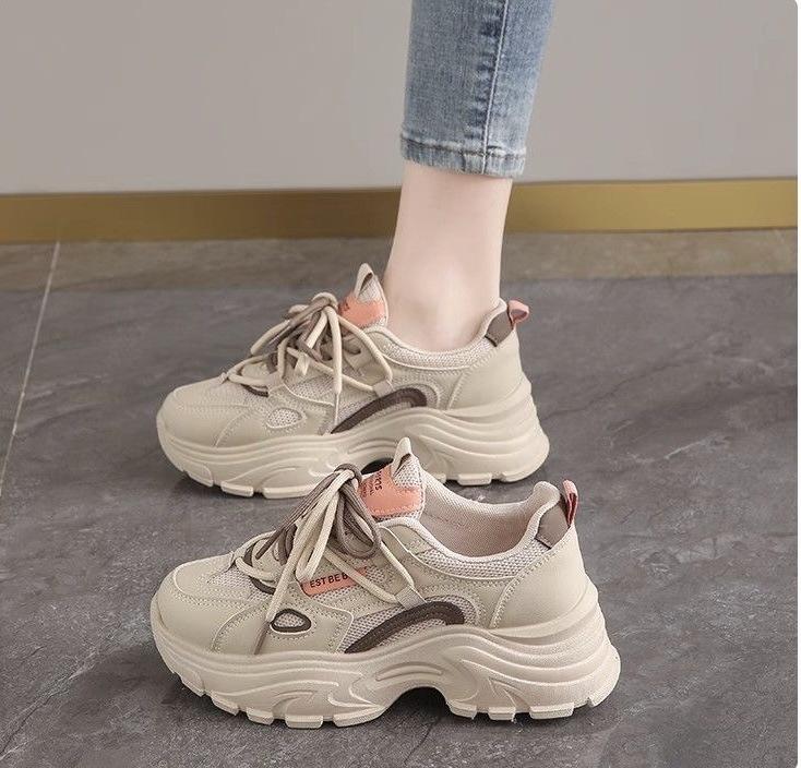 Women's 2026 new model dad sneakers with a comfortable feel, popular casual sports shoes