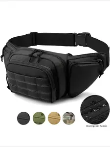 Packs for Men Nylon Shoulder Hiking Tactical Multi-function Waist Pack Fanny  Mobile Phone Bag Sports High-capacity Waist Bag