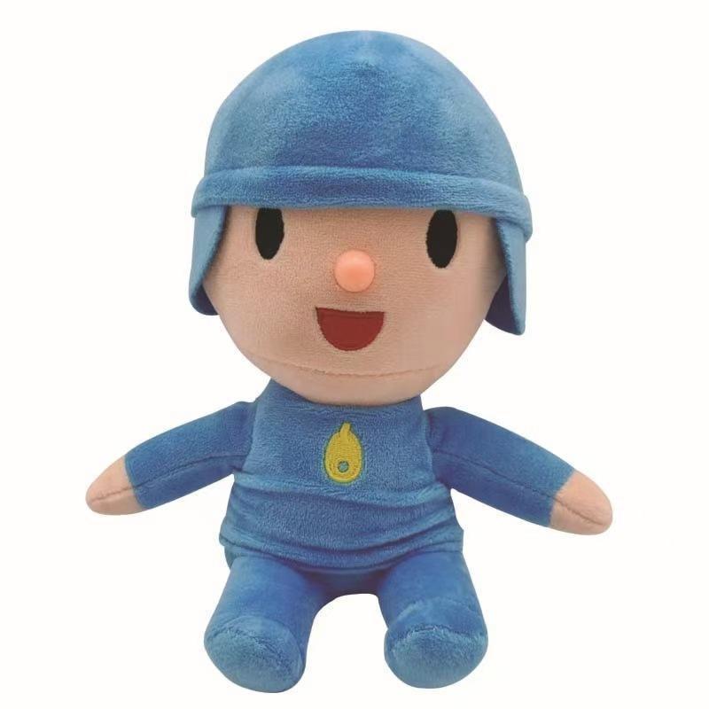 Pocoyo Complete Plush Set, 6Pcs Soft Cartoon Character Stuffed Dolls, Kids Educational Toy Gift for Fans