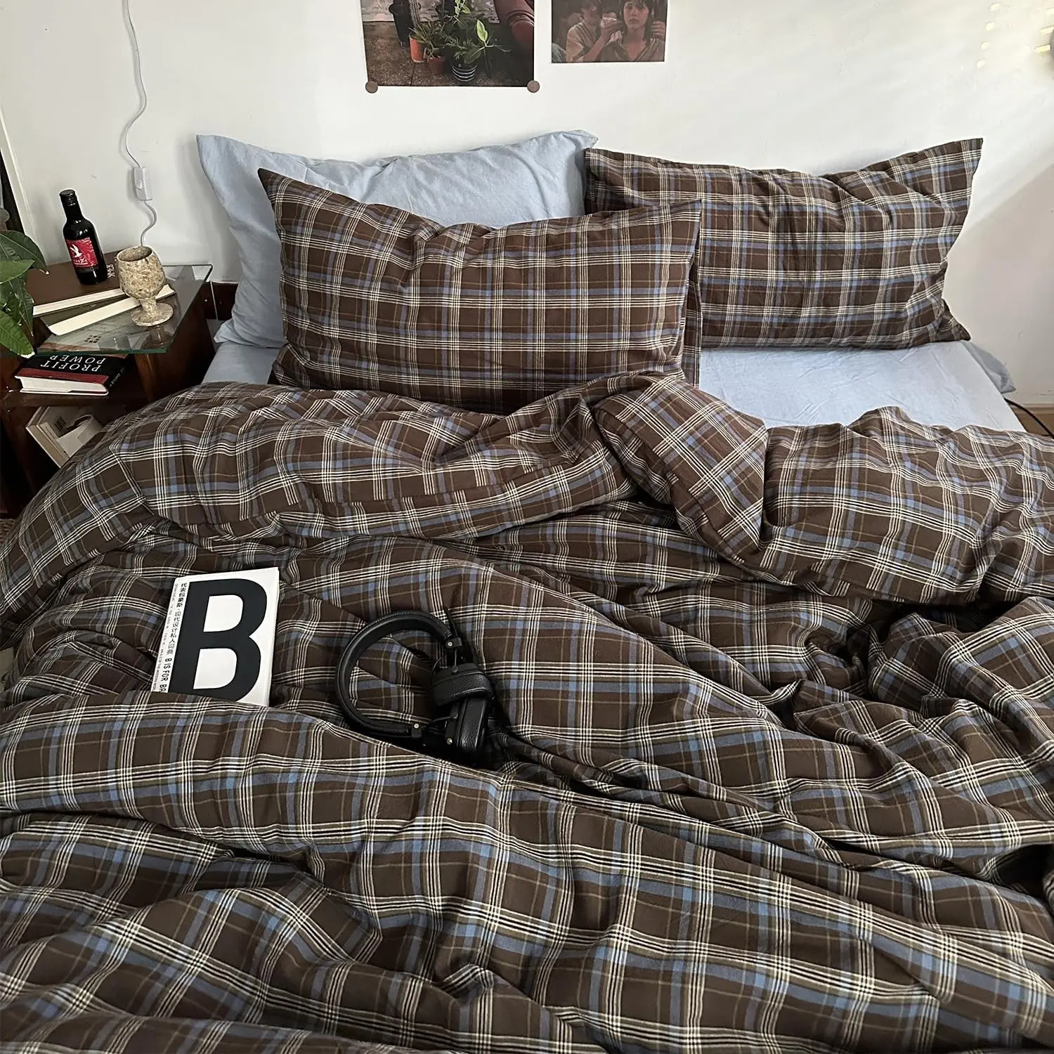 04 - Blue & Brown Buffalo Plaid